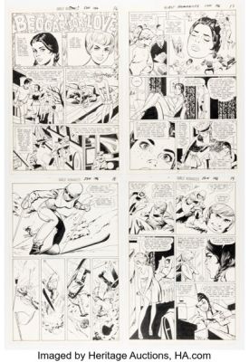Jay Scott Pike Girls’ Romances #146 Partial Story Original Art Group of 4 (DC, 1970). (Total: 4 Original Art) | Heritage