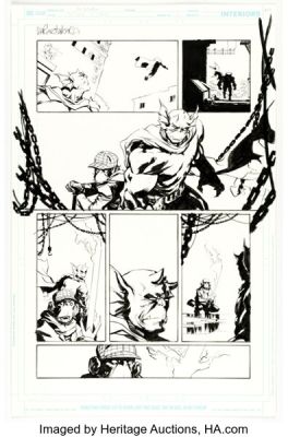 Marcio Takara Future State: Justice League #2 Justice League Dark Story Page 5 Original Art (DC, 2008).