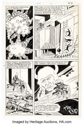 Don Perlin Ghost Rider #50 Story Page 35 Original Art (Marvel, 1980). | Heritage