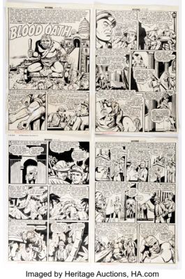 Iger Studio Mysteries #7 Complete 7-Page Story Original Art (Superior, 1954). (Total: 7 Original Art) | Heritage