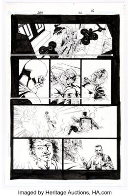 Don Kramer and Keith Champagne JSA #62 Story Page 16 Original Art (DC, 2004).