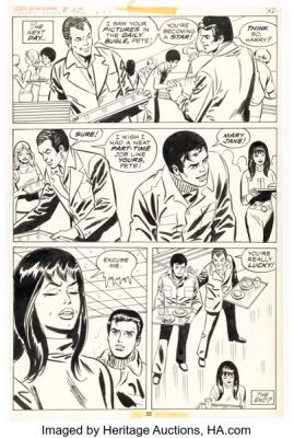 Win Mortimer and Mike Esposito Spidey Super Stories #23 Story Page 12 Original Art (Marvel, 1977). | Heritage