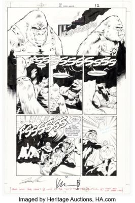 Leonard Kirk and Keith Champagne JSA #35 Story Page 12 Original Art (DC, 2002). | Heritage