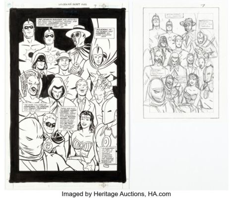 Cliff Chiang Golden Age Secret Files and Origins #1 Splash Page 7 Original Art (DC, 2001). (Total: 2 Original Art) | Heritage