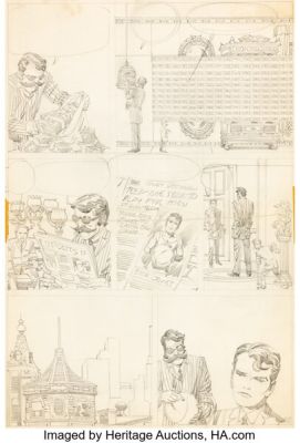 Jack Kirby - Unpublished Rick Jones Story Page 10 Original Art (Marvel, c. 1960s). | Heritage