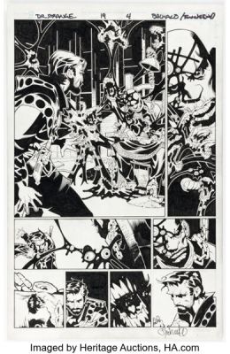 Chris Bachalo and Tim Townsend Doctor Strange #19 Story Page 4 Original Art (Marvel, 2017). | Heritage