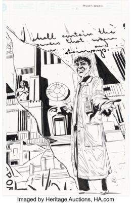 Jeremy Haun Arkham Reborn #1 Cover Original Art (DC, 2009).