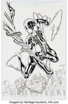 Javier Garrón Miles Morales: Spider-Man #17 Cover Original Art (Marvel, 2020). | Heritage