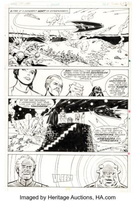 Carmine Infantino and Carlos Garzon Star Wars #48 Story Page 17 Original Art (Marvel, 1981). | Heritage
