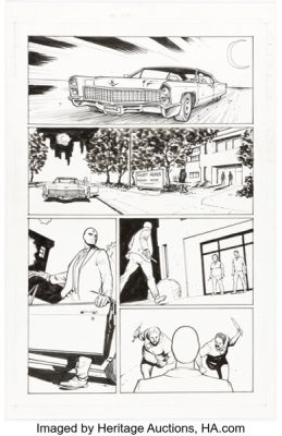 Juan Ferreyra Marvel Comics Presents #4 Moon Knight Story Page 2 Original Art (Marvel, 2019).