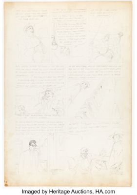 Syd Shores Crimefighters #7 "Nick Corvini" Story Pages 1-3 Preliminary Original Art (Marvel/Timely, 1949). (Total: 3 Original Art) | Heritage