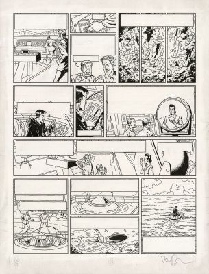 Van Dongen | Blake et Mortimer T. 31 La menace Atlante | Galerie Champaka