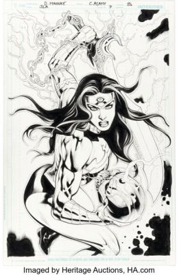 Doug Mahnke and Christian Alamy Justice League of America #7 Splash Page 24 Original Art (DC, 2013). | Heritage