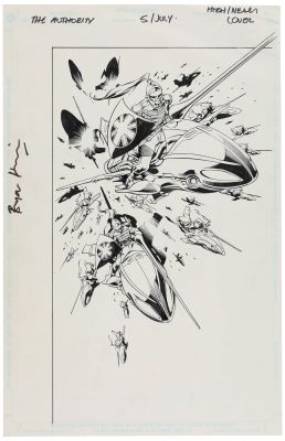 Bryan Hitch, Paul Neary - The Authority #5 Original Comic Art - 11 x 17 | Goldin