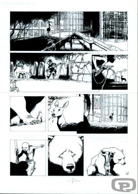 Olivier Vatine | Niourk Volume 3, Page 01 - Original Art by Olivier Vatine | Pulp’s Art