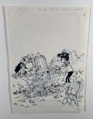 André Van Der Elst... | Lot 111 - André VAN DER ELST (1952-2021) Pour Le Meilleur Et... | misc / divers