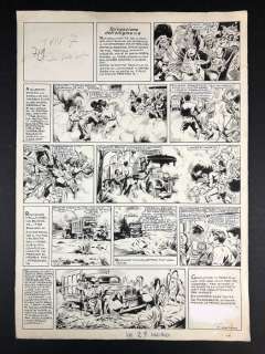 Topolino giornale n. 719 - Tavola originale "La scala dell’odio" - Page volante - (1948) | Catawiki