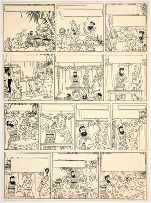 Bob de Moor, Barelli,... | Lot 88 - BOB DE MOOR, Barelli, planche n°3 à l’encre de Chine... | Tessier Sarrou