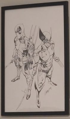 Deadpool & Wolverine: WWIII Original Cover Art J Scott Campbell Marvel | eBay US (Buy It Now)