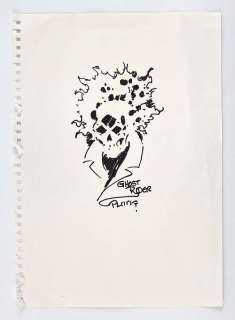 Michael G Ploog: an original Ghost Rider artwork (Marvel Comics). | Ewbank’s