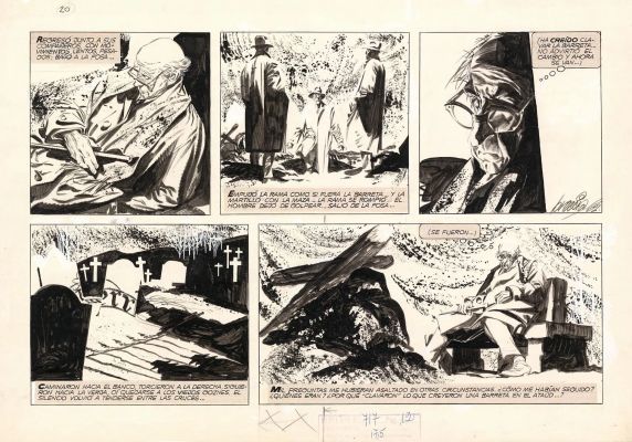 Alberto Breccia (1919-1993) | Lot 10 : Mort Cinder - Les yeux de plomb | Huberty Breyne