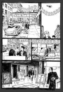 Henrik Rehr - Original art from "Tribeca Sunset"