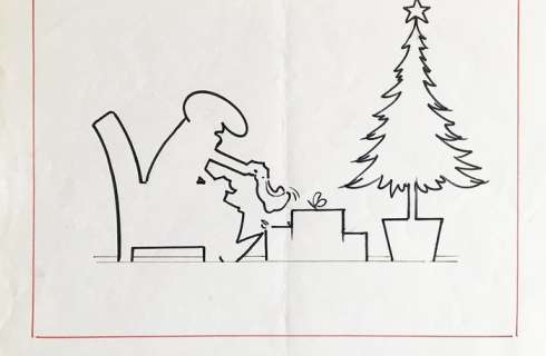 Osvaldo Cavandoli - studio originale "La linea" - Loose page | Catawiki