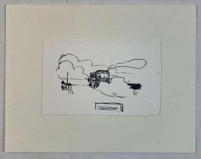 GIPI - illustrazione originale "Corriera Fumante" - First edition - (2000) | Catawiki