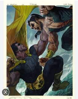 Marvel Masterpiece 2018 Battle Spectre Hyperion vs Namor by Simone Bianchi