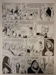 Mitton, Jean-Yves - Originele pagina (p.7) - Vae Victis! 12 - Adua, een wolvin huilt in Avaricum - (2002) | Catawiki