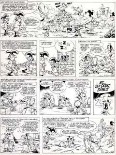 Remacle | Les Aventures du Vieux Nick, planche n°4 Ã  l’enc… | Banque Dessinée