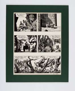Robin Hood original artwork (1956) by Frank Bellamy for Swift Vol. 3,… | Comic Book Auctions ltd
