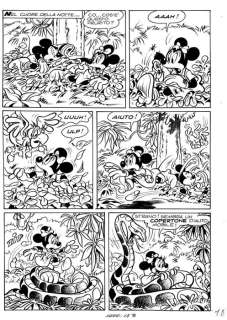 Topolino #1666 - Asteriti, Sergio - Tavola originale - TL1666-B - Loose page - (1987) | Catawiki