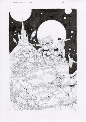 André Lima Araújo | The Seasons #9 Cover C Invincible Team-Up Variant | The Artist Bullpen