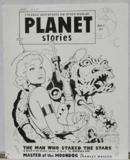 Douglas Paszkiewicz - Strange PLANET STORIES splash, 11
