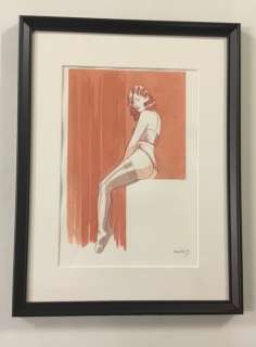 Morancho, David - Dessin original couleur - Sara Leone - (2019) | Catawiki