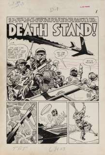 Jack Davis original artwork for Two Fisted Tales #23 complete 8-page story Death Stand! . | Profiles in History