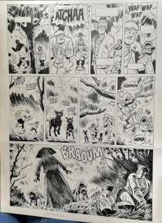 CRAYONNÉ DE PLANCHE ORIGINALE LA GESTE DES CHEVALIERS DRAGONS TOME 5 P11 - CHRISTIAN PATY