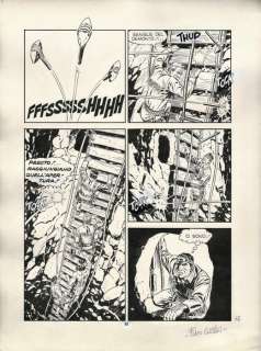 Tex #349 - Fabio Civitelli - original page "Abissi" - Loose page - (1989) | Catawiki