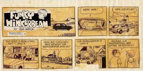 Tom Batiuk - funky winkerbean sunday strip
