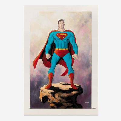 Mike McKone | Superman Illustration (DC Comics) | Landry Pop Auctions