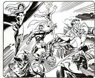 X-51 - The Machine Man #9 - Joe Bennett- 11x17 planche originale - 1/2 SPLASH PAGE - Loose page - First edition - (2000) | Catawiki