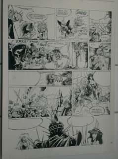 Crisse, Didier - Originele pagina - L’Épée de Cristal T2 - Le regard de Wenlok - (1991) | Catawiki