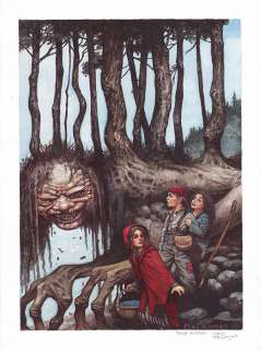 Larry Macdougall - ‘the root witch‘ - grimm role playing game cover painting