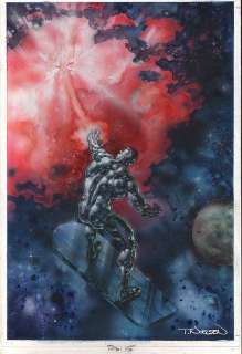 Cliff Nielsen, Terese Nielsen - Ruins issue 1 page 15 painted splash (1995)