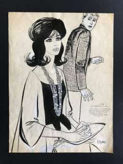 Thé Tjong Khing / Jan Wesseling - Originele tekening voor het damesblad Rosita - (1960) | Catawiki