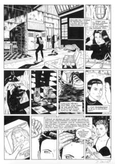 David, Dominique - Planche originale - Lipstick T1 - La Nuit verticale - (1998) | Catawiki