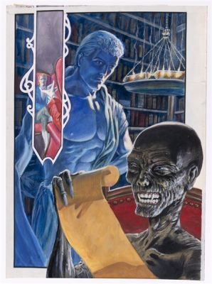 Lot 34 - ANNE RICE‘S THE VAMPIRE LESTAT #10 (1991) PAINTED ORIGINAL ART SPLASH PAGE BY RICHARD PACE & DAERICK GROSS.
