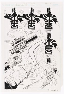 Lot 200 - SUICIDE SQUAD VOL. 3 #3 JANUARY 2008 ORIGINAL ART COVER BY JOHN K. SNYDER III.