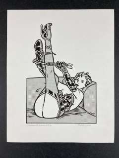 Roberto Baldazzini - "Glamour Bizarre life 3" illustrazione originale - Loose page | Catawiki